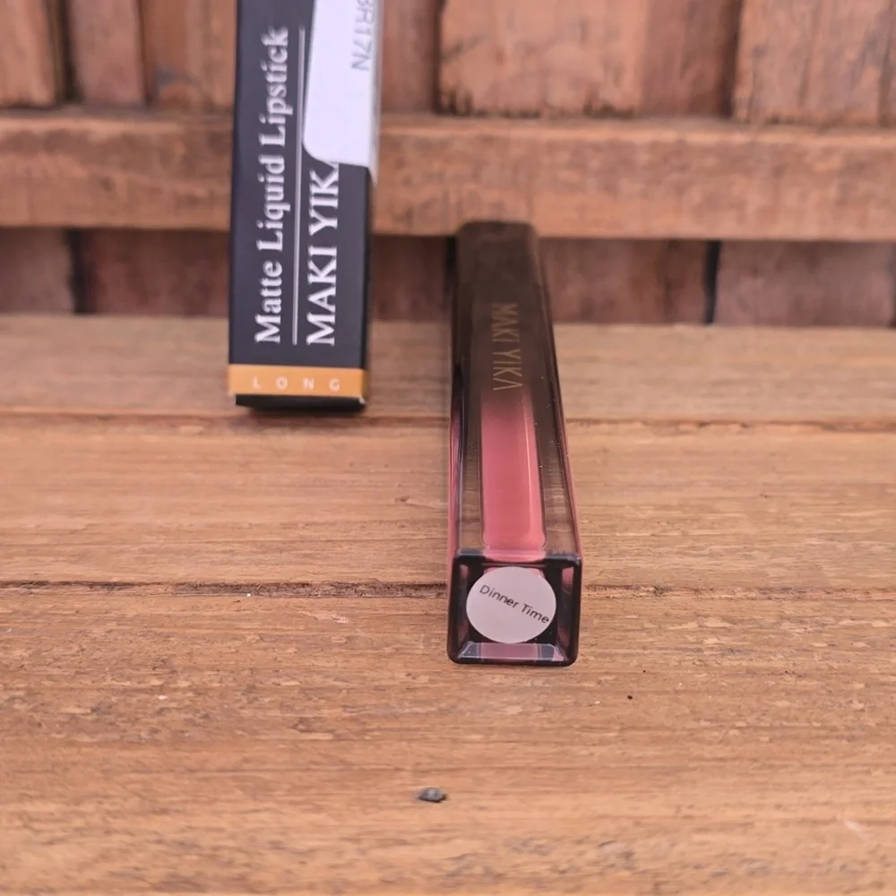 Maki Yika Matte Liquid Lipstick-Dinner Time
